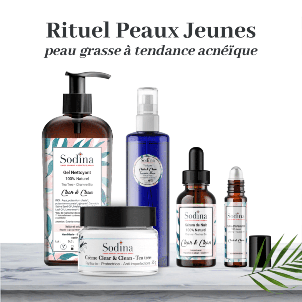 Rituel beauté peaux jeunes